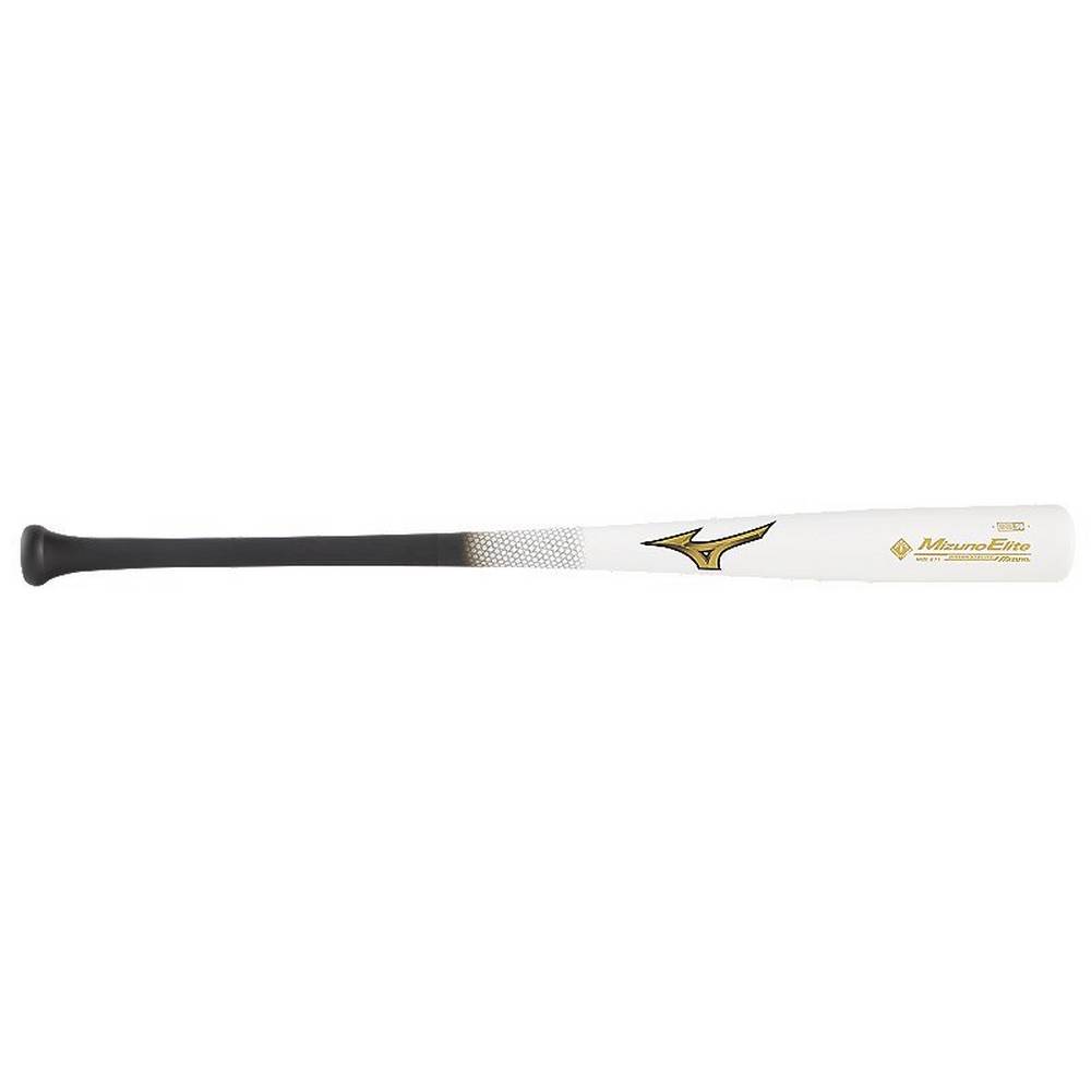 Bate De Beisbol Mizuno MZE 271 Bamboo Elite Wood Hombre Blancas/Negras España BTMG-73491